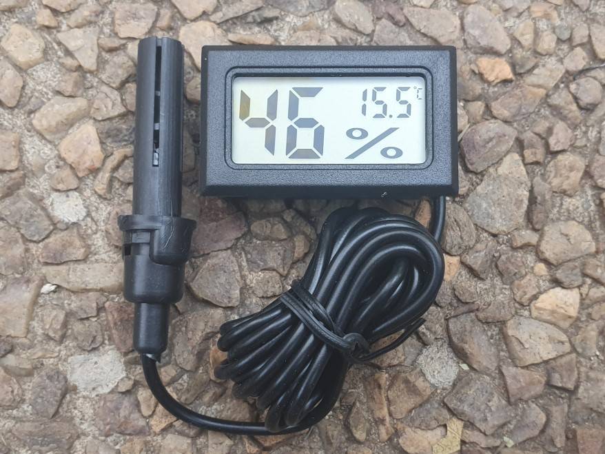 2 Digital Thermo-Hygrometers-Black Promo !