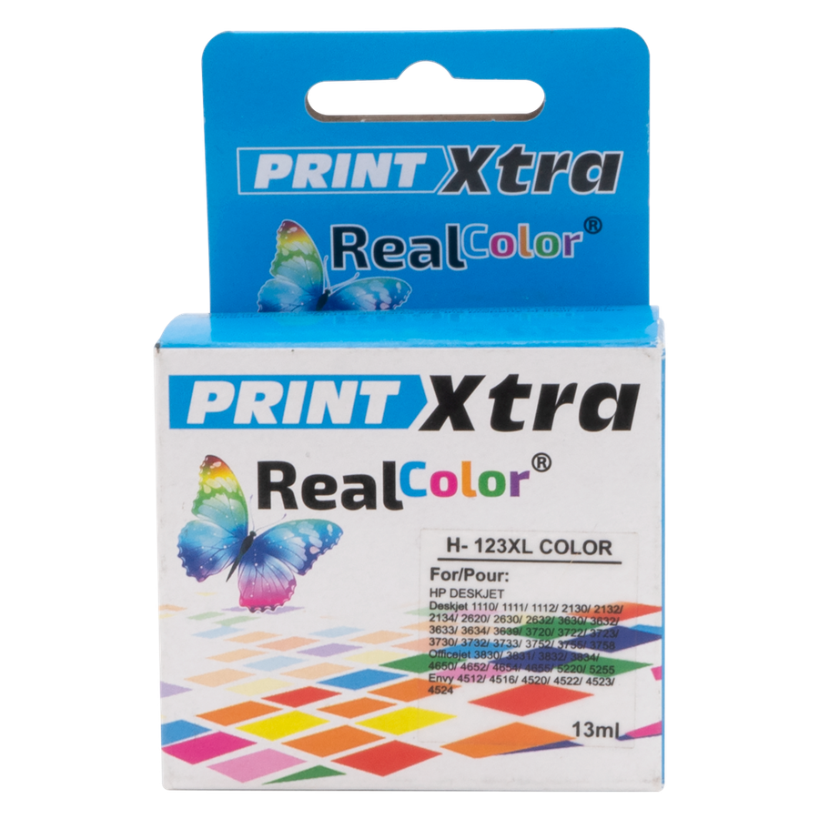 Real Color 32104142 Compatible HP 123XL Tri Colour Ink Cartridge - HP123XLC - Ink