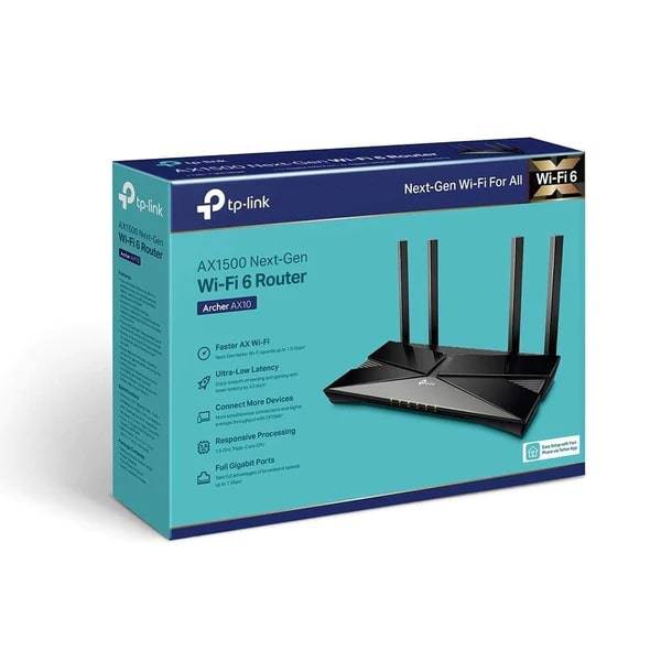 TP-Link Archer AX10 AX1500 Wi-Fi 6 Wireless Router