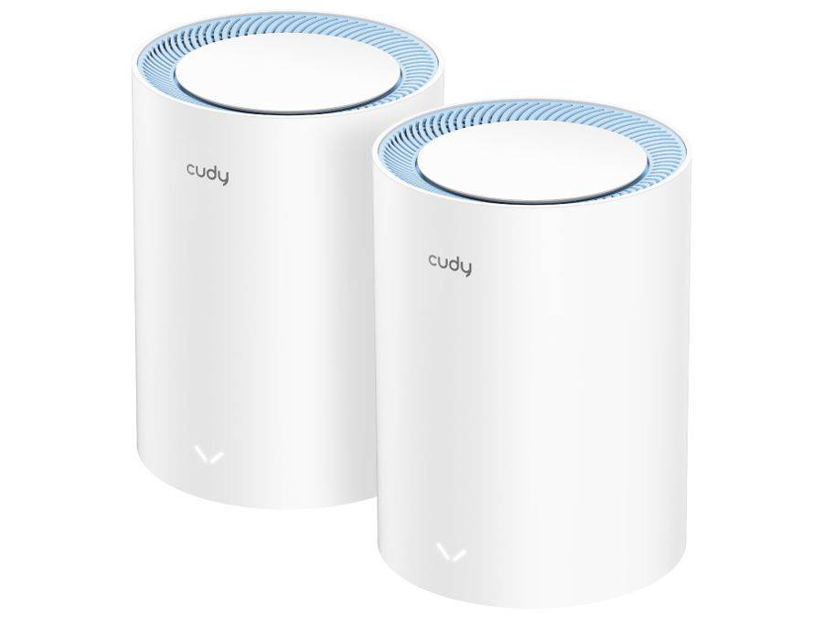 Cudy Dual Band WiFi 5 1200Mbps Fast Ethernet Mesh 2 Pack | M1200 (2-Pack)