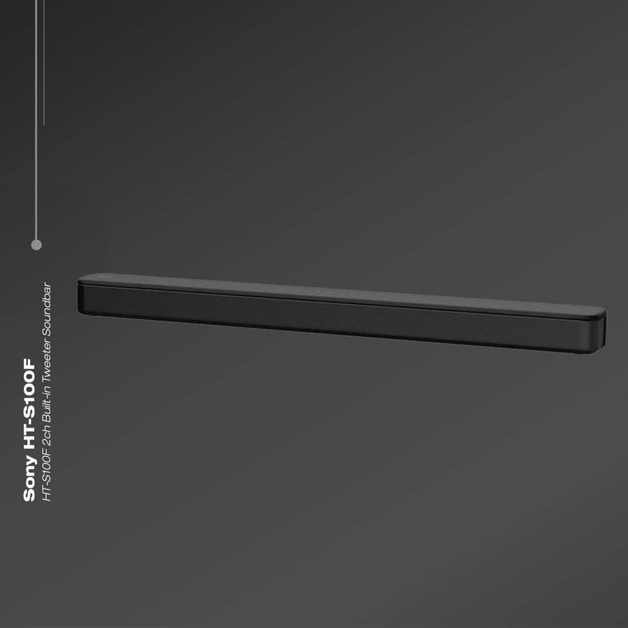 Sony HT-S100F 2ch Single Soundbar with Bluetooth technology