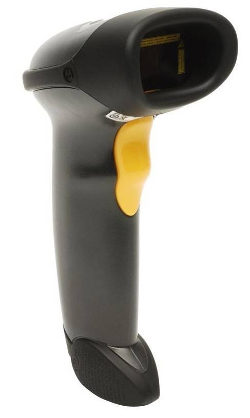 Zebra LS2208 Handheld 1D Laser Black with stand - USB Kit