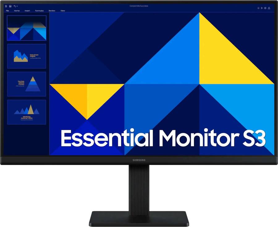 Samsung LS22D300GAUXEN Essential S30GD 21.5&quot; Full HD (1920x1080) 100Hz 5ms IPS Black Desktop...
