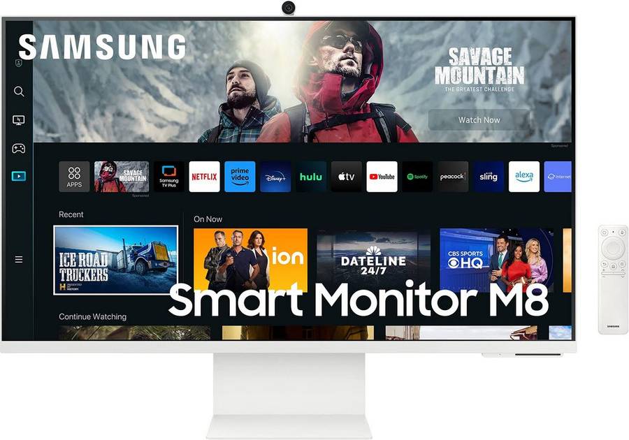Samsung LS32CM801 White 32 inch Flat M8 HDR10+ Smart Monitor