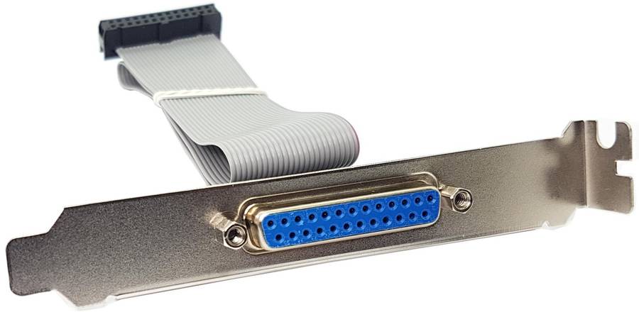 Parallel Port Cable with Bracket