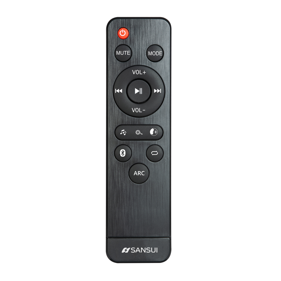 Sansui SN70 2.1 Channel 70W Soundbar - Powerful Sound for Home Entertainment