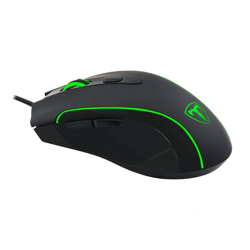 T-Dagger Private 3200DPI 6 Button|180cm Cable|Ergo-Design|RGB Backlit Gaming Mouse - Black