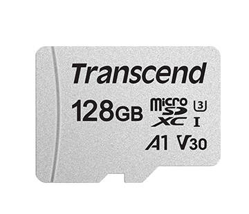 Transcend - 300S 128GB UHS-I U3A1 MicroSD Memory Card