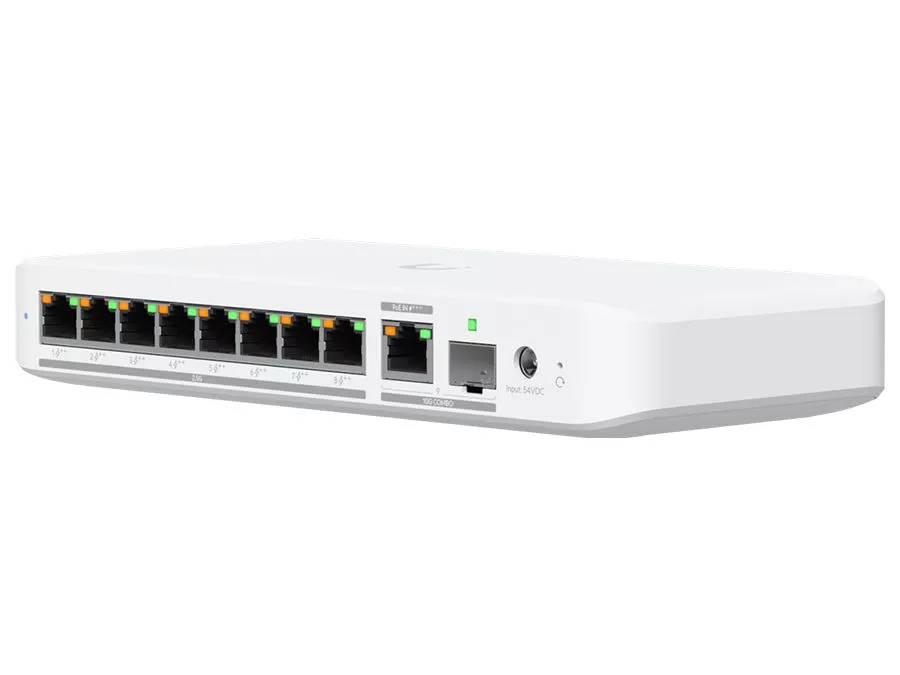 Ubiquiti UniFi Flex 2.5G PoE 8 Port PoE with 10G Combo Uplink | USW-Flex-2.5G-8-PoE0