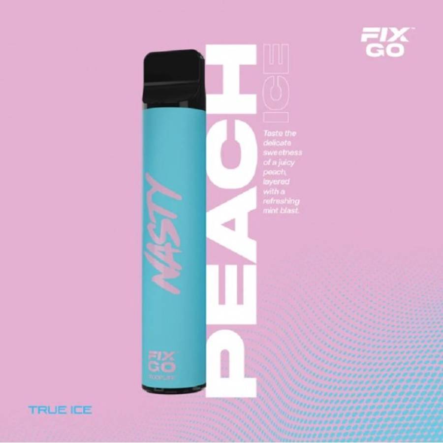 Nasty Fix Go 1500P - Peach Ice 2%