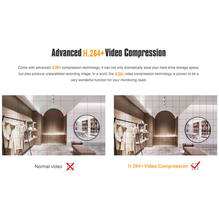 Space TV Home Security Annke 16CH Embedded NVR, HDMI & VGA, CCTV Recorder