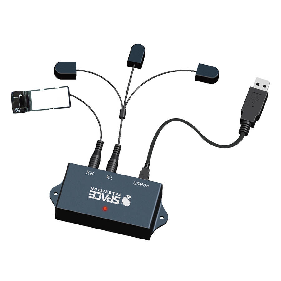Space TV Remote Signal Extender - Works Through Cabinet Doors