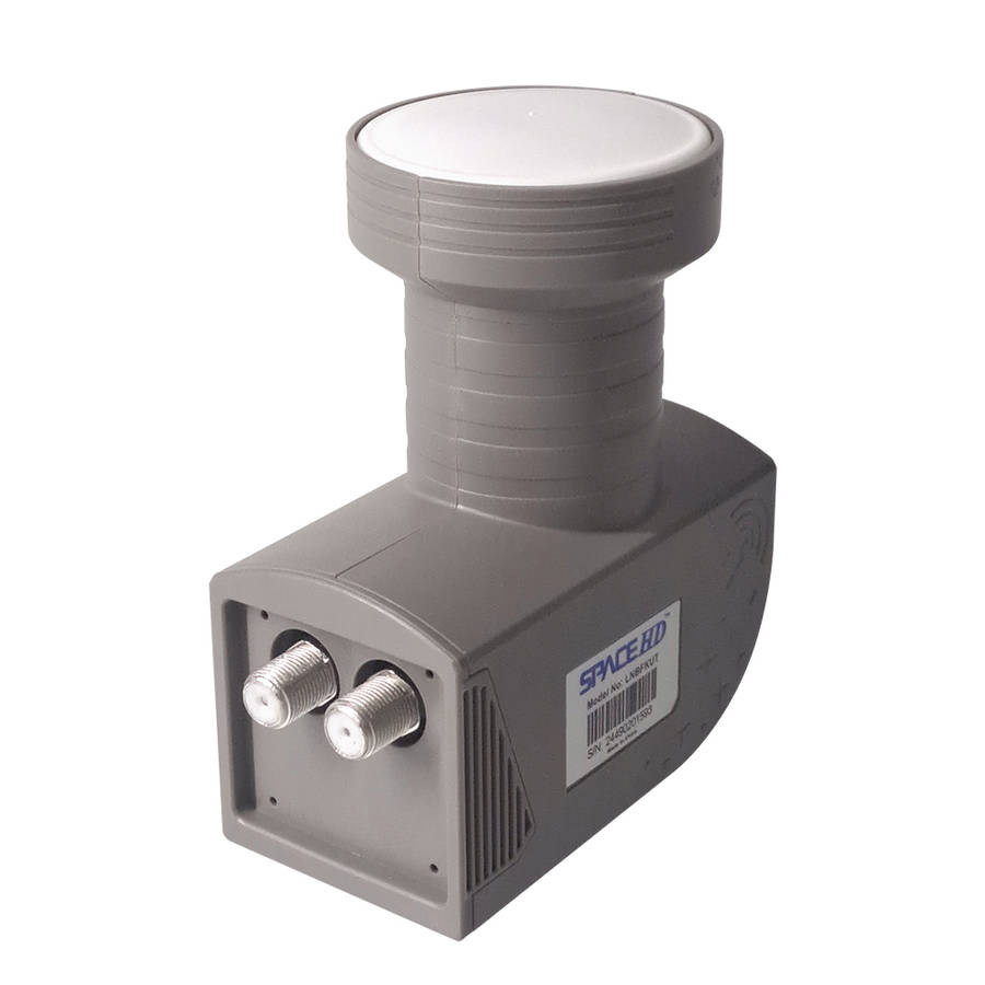 SpaceHD Universal Twin LNB KU Band 9,75-10,6GHz  LNBFKUT