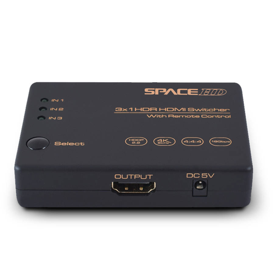 HDMI 3 Port Switcher with Remote Control