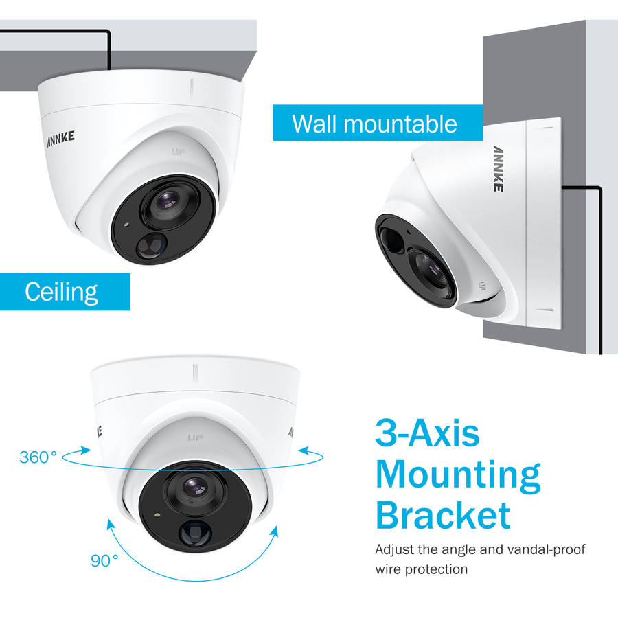 Annke 1080P Dome Security Camera - High Clarity