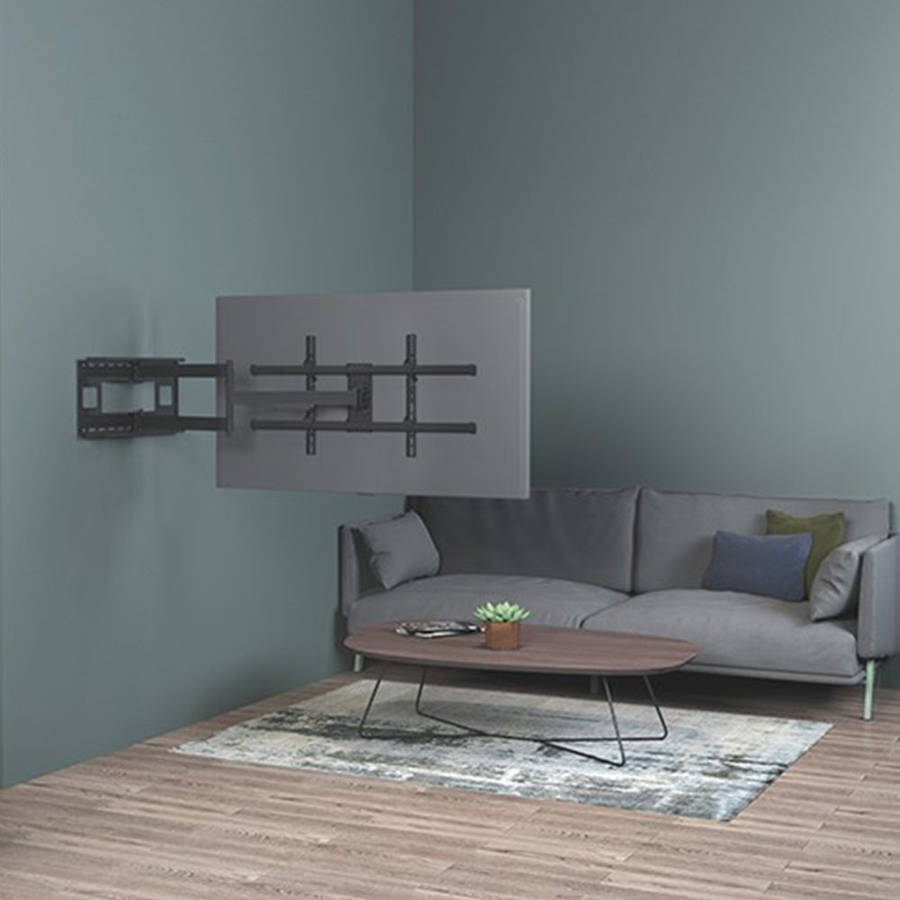 Space TV Extra Long Arm Full Motion Wall Mount TV Bracket 43" to 80" TV's