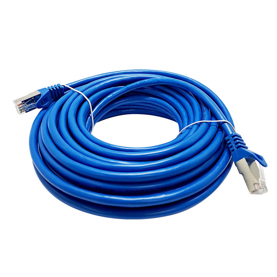 Space TV Connect CAT6 FTP Network Patch Cable Blue PVC 10m
