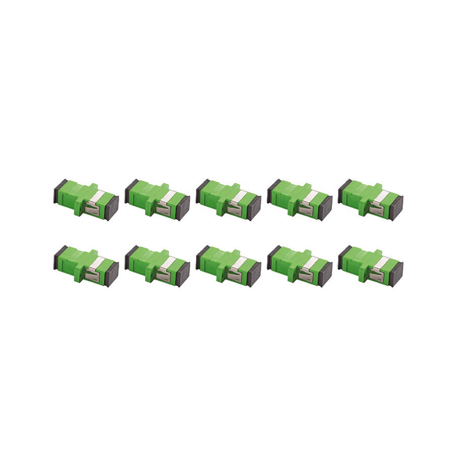 Space TV SC/APC Mid Coupler for Fibre - 10 Pack
