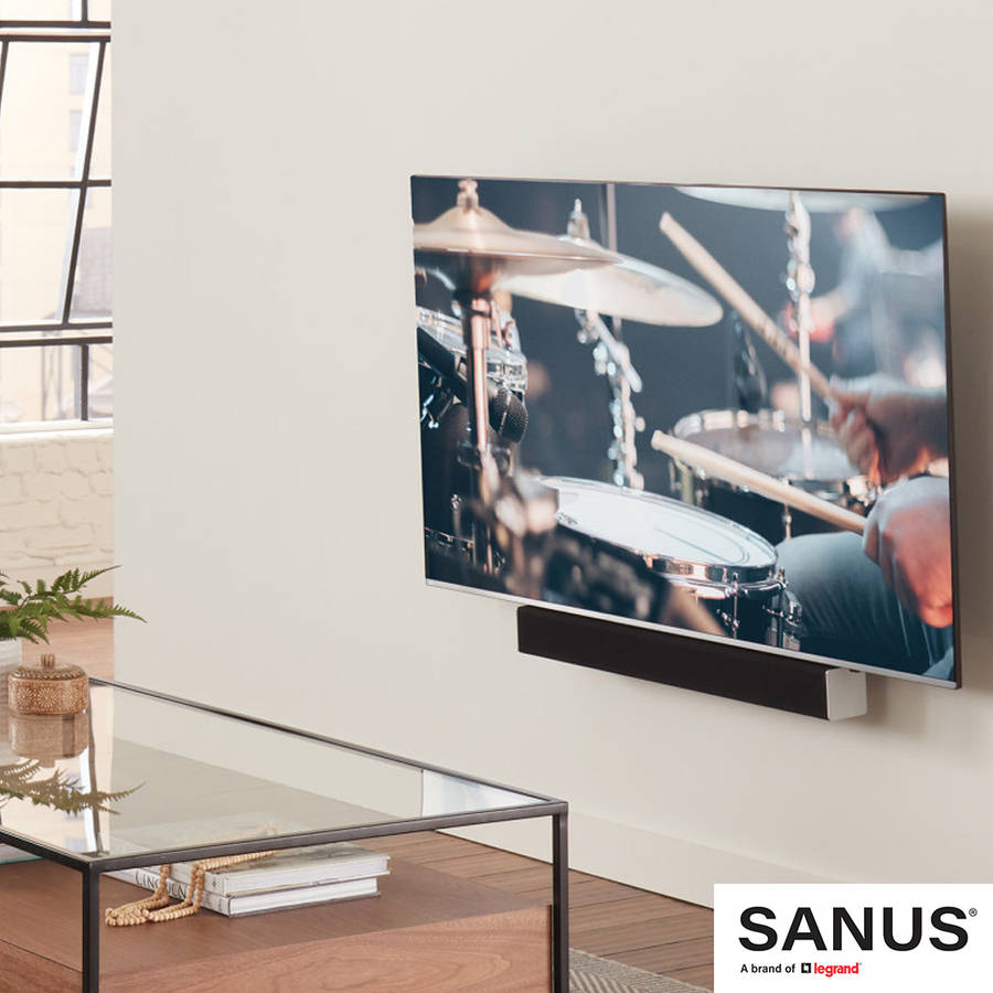 SANUS Height Adjustable Soundbar Mount Bracket for 32 -90 TV's