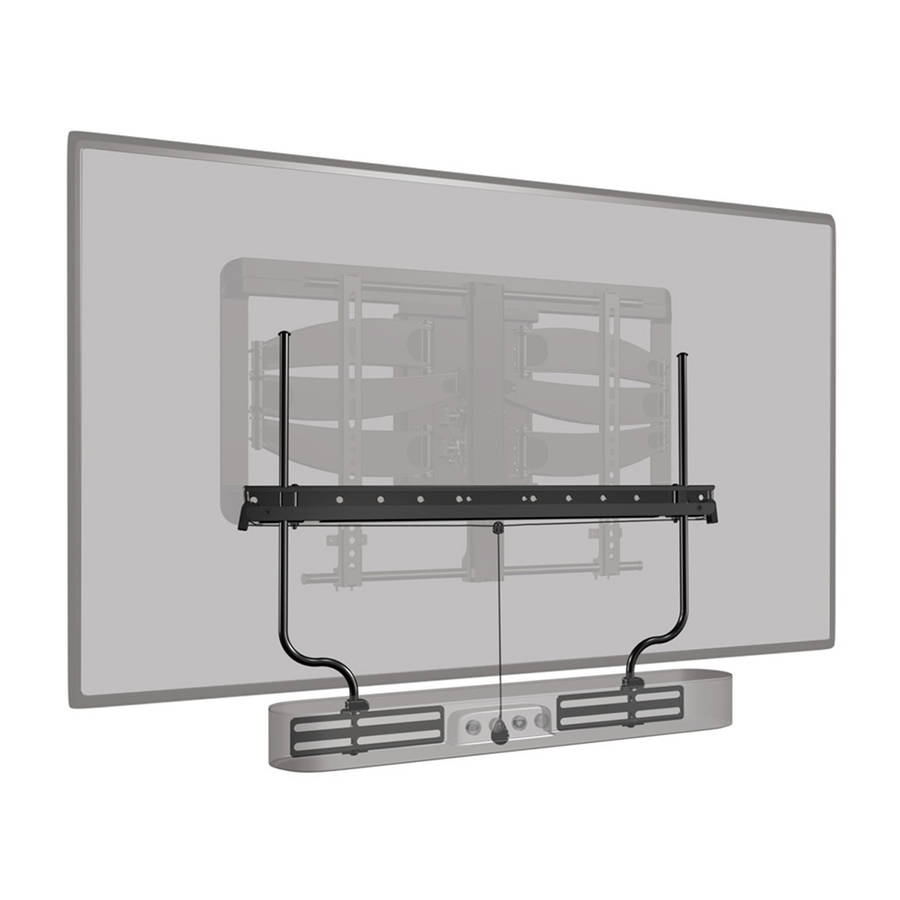 SANUS Height Adjustable Soundbar Mount Bracket for 32 -90 TV's
