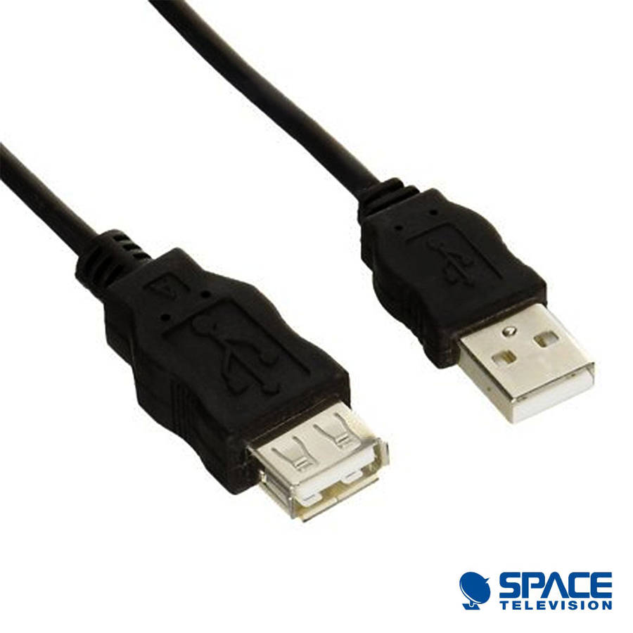 USB 2.0 A PLUG TO B PLUG 3M BLACK (BPUSBPL02)