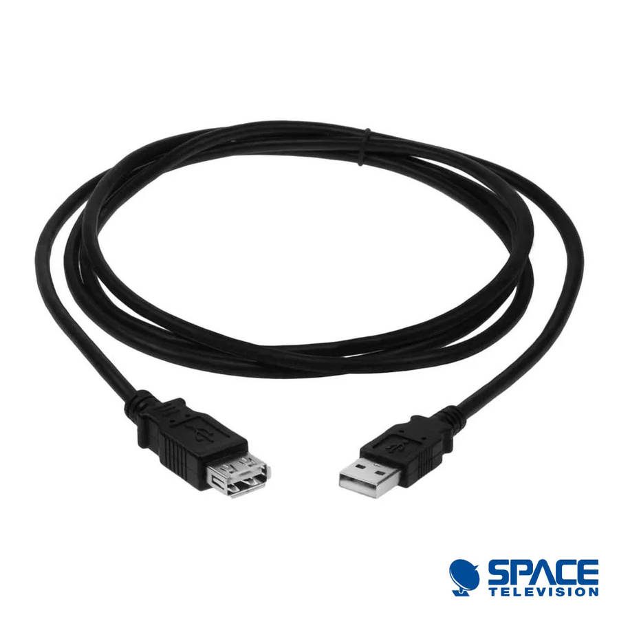 USB 2.0 A PLUG TO B PLUG 3M BLACK (BPUSBPL02)