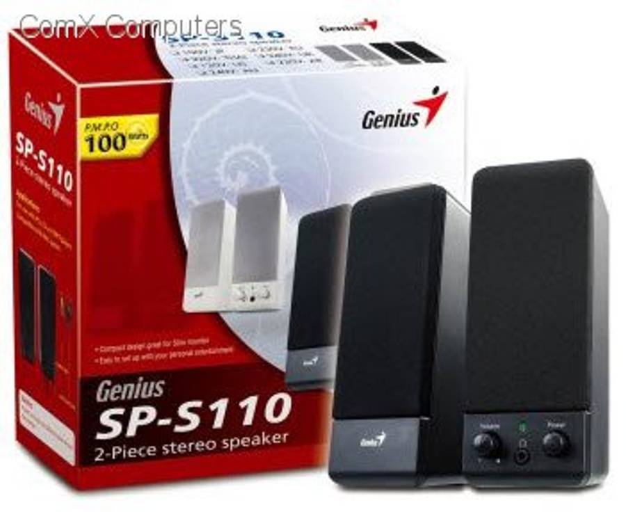 genius sp-s110 multimedia srereo speakers
