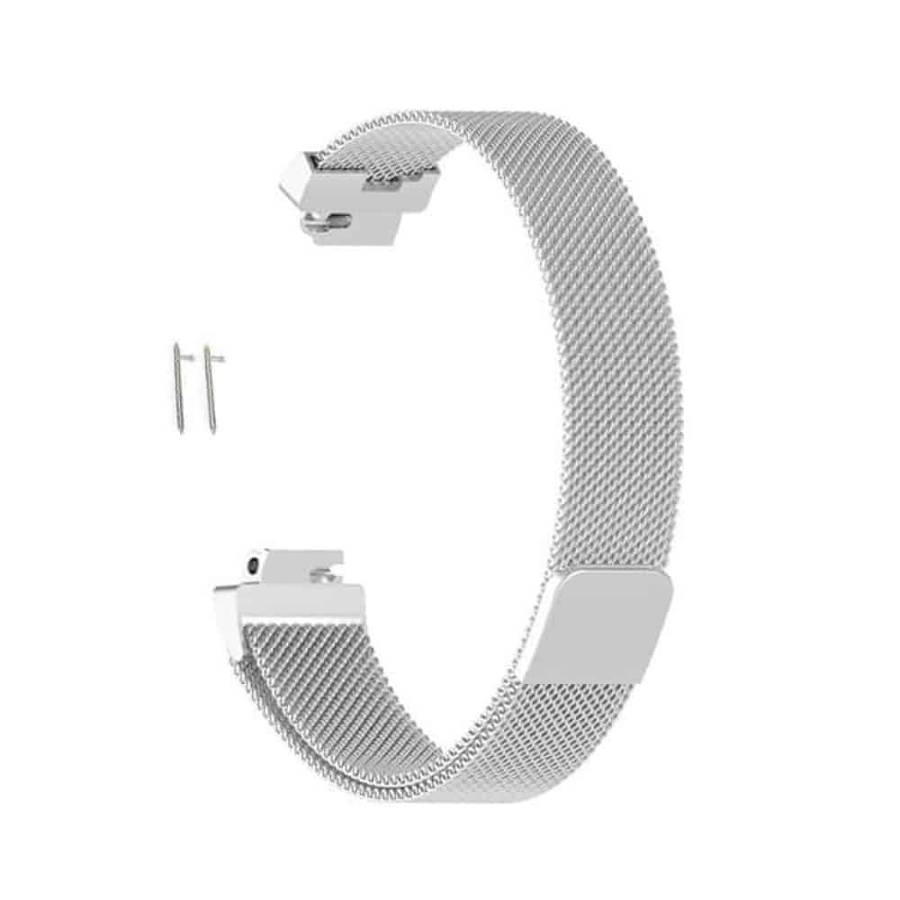 Stainless Steel Milanese Strap for Fitbit Inspire/Inspire HR/Fitbit Ace 2 (M/L) - Silver
