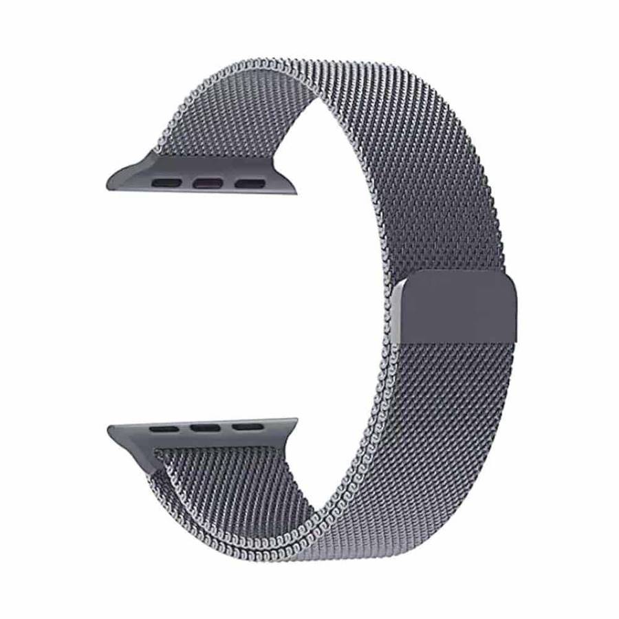 38/40/41mm Apple Watch Milanese steel strap - Space grey (S-M-L)