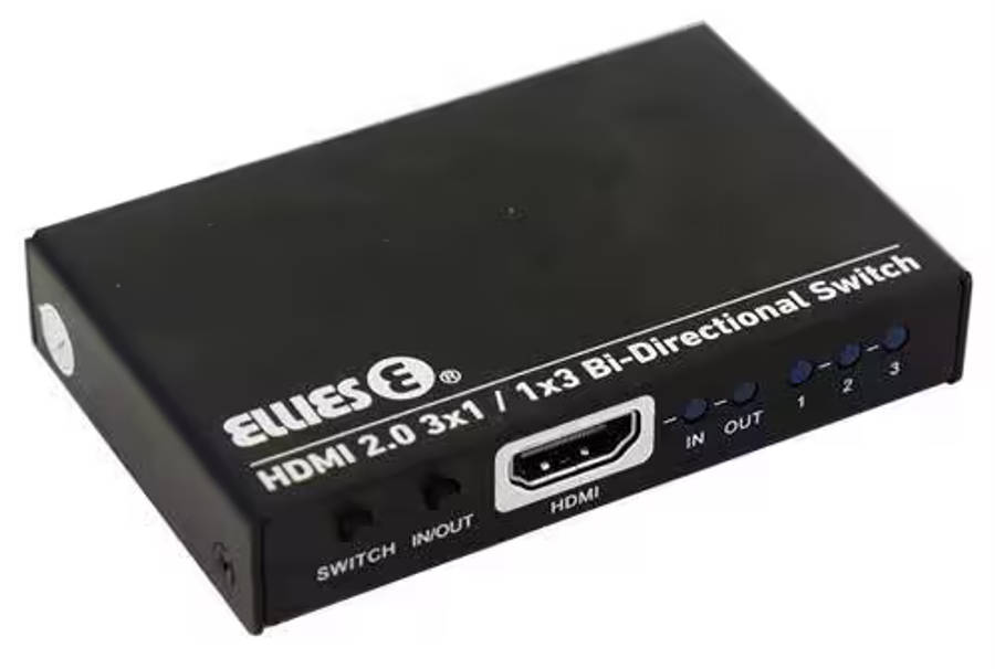 Ellies 3 Port Bi Directional HDMI Switch
