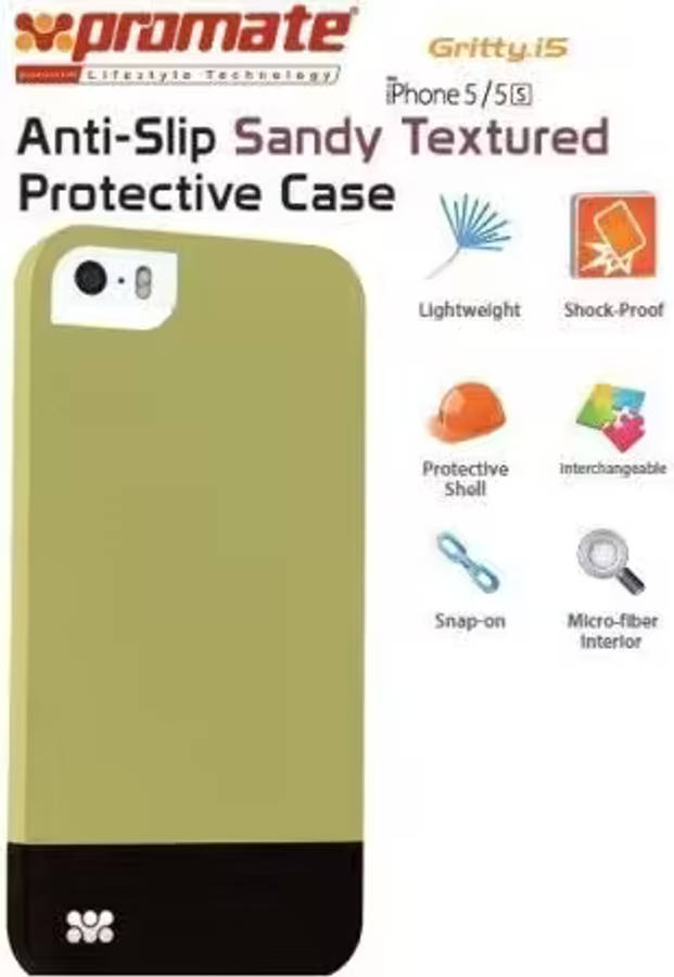 Promate Green Gritty iPhone 5 Anti