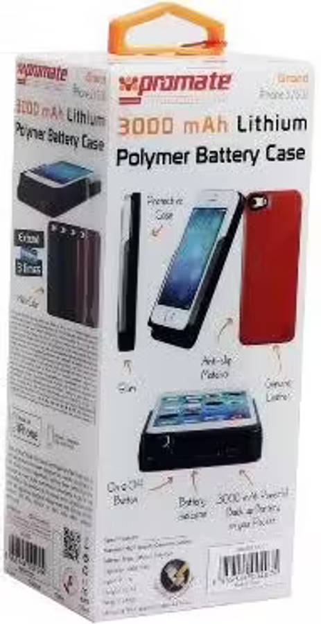 Promate Black Grand iPhone 5 Apple MFI Certified