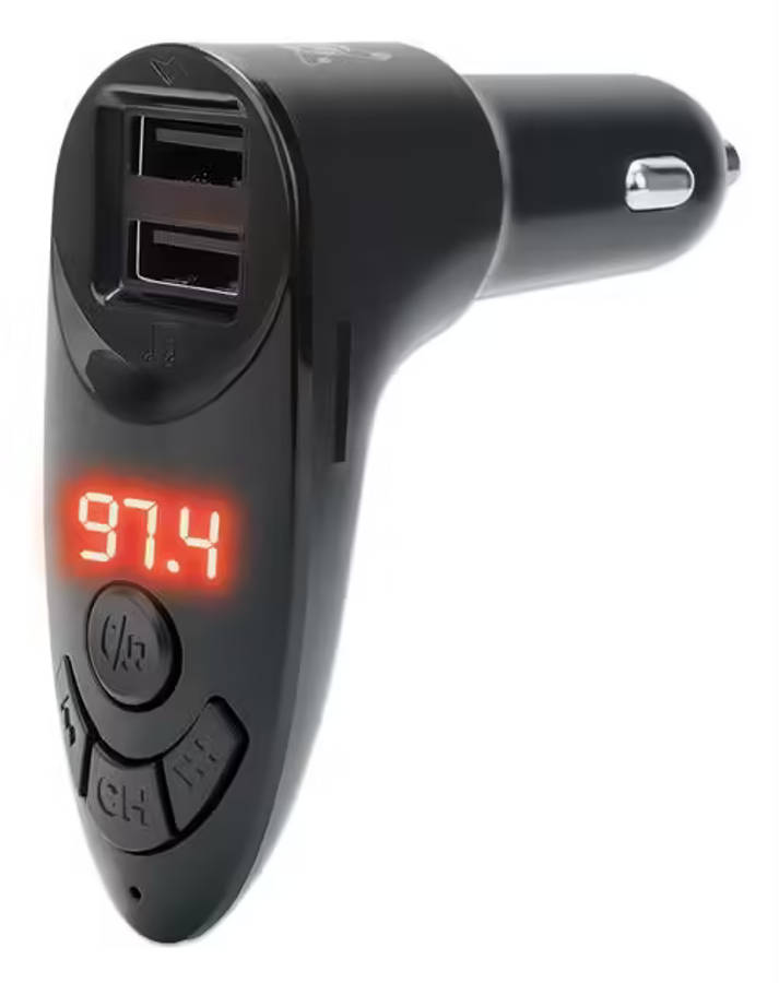 Manhattan Bluetooth FM Transmitter with Dual USB