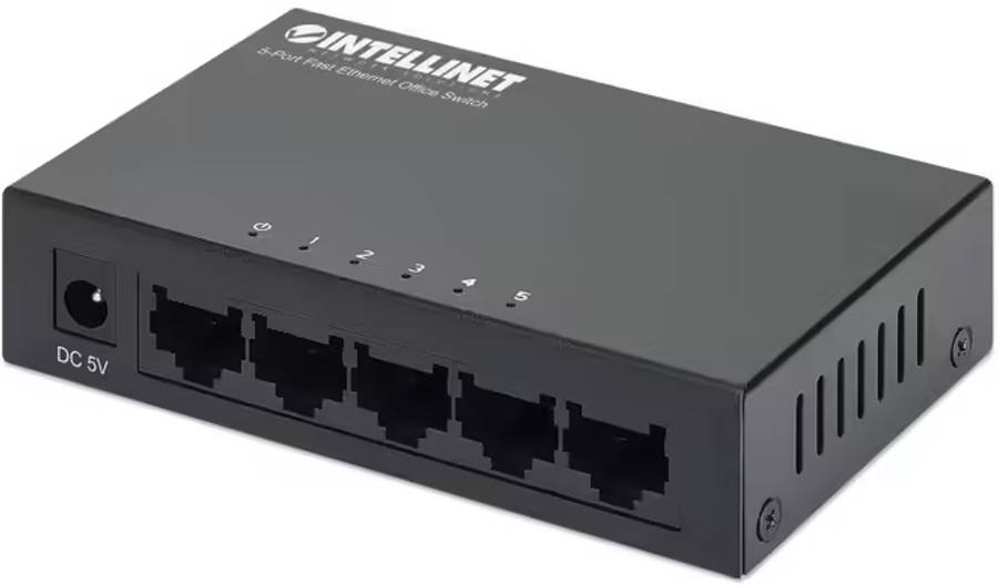 Intellinet 5 Port Fast Ethernet Office Switch