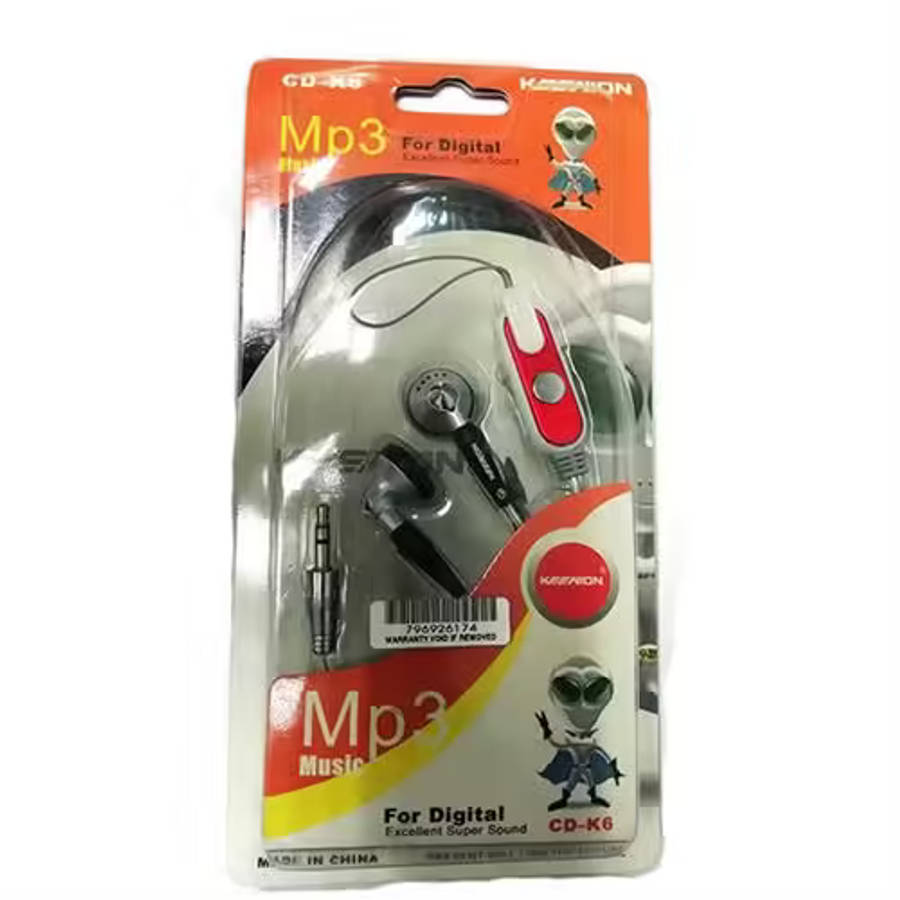 Geeko Silver & Black in-Ear Earphones