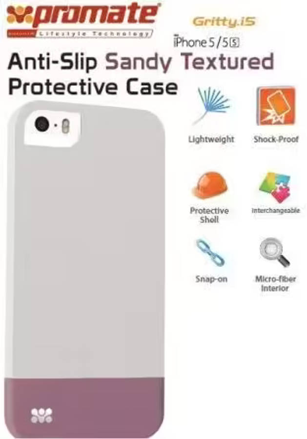 Promate White Orator-I5-Sound Amplifier case