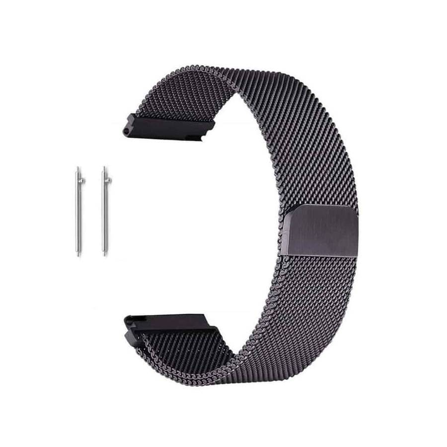 Stainless Steel Milanese Loop Strap for Samsung Galaxy Watch 42mm  - Black