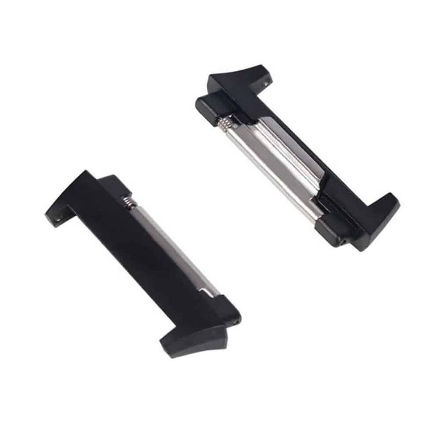 Fitbit Ionic strap stainless-steel adapter connectors - Black