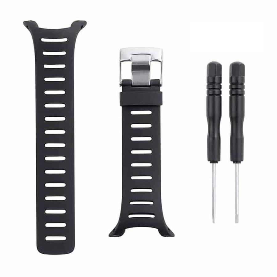 34mm Silicone Strap for Suunto T1/T1C/T3/T3C/T3D/T4C/T4D- Black