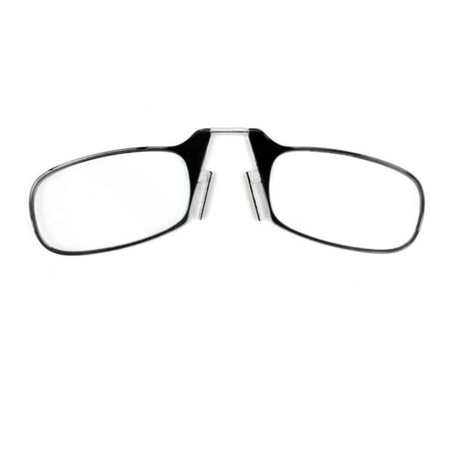 Pince Nez nose only reading glasses & case - (+1.0 strength)