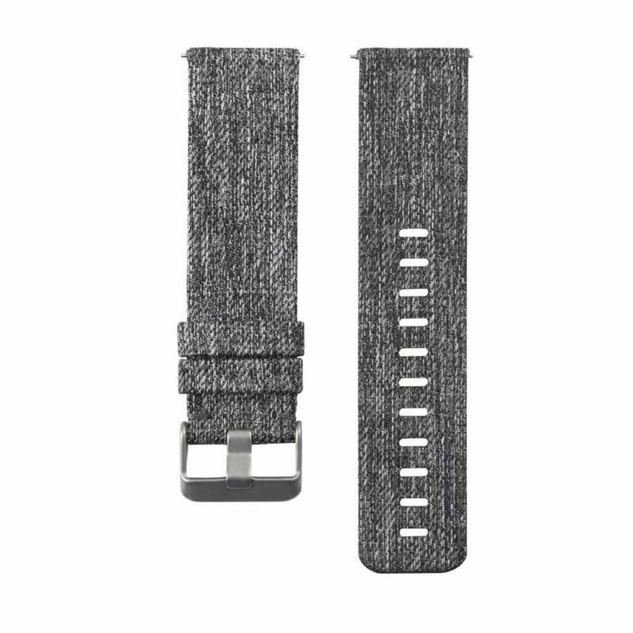 Fitbit Versa/2/Lite/SE replacement nylon strap - Black