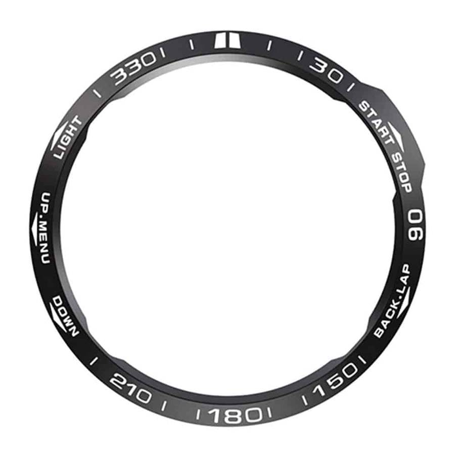 Garmin Fenix 6X stainless-steel watch bezel - Black