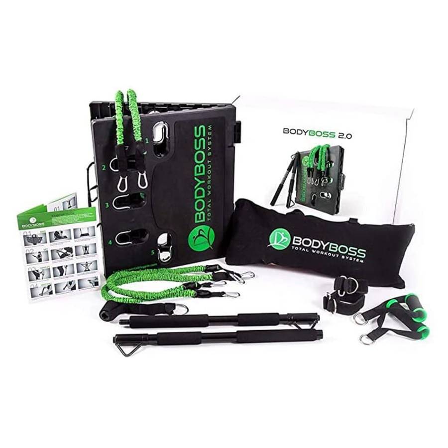 Full Body Portable Home Gym Resistance Exercise Workout System