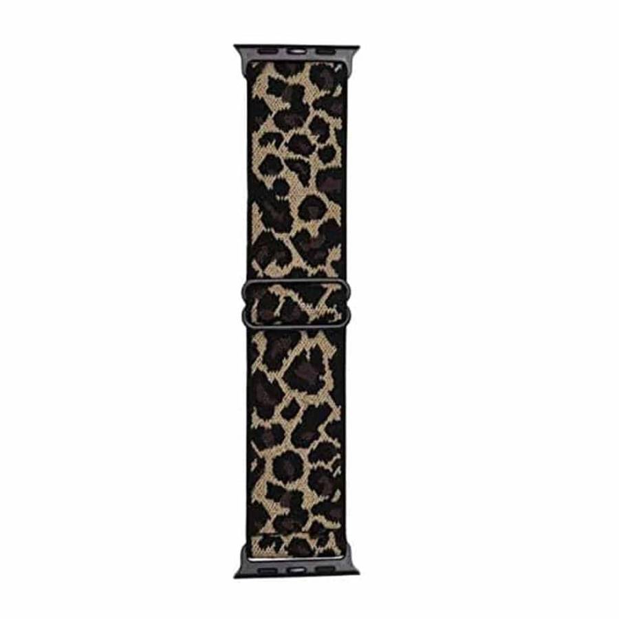 Stretchy Elastic Strap for 42/44/45/49mm Apple Watch- Leopard
