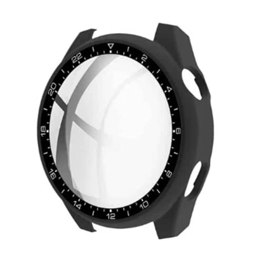 Replacement Hard Plastic Case for Huawei Watch 3 Pro - Black