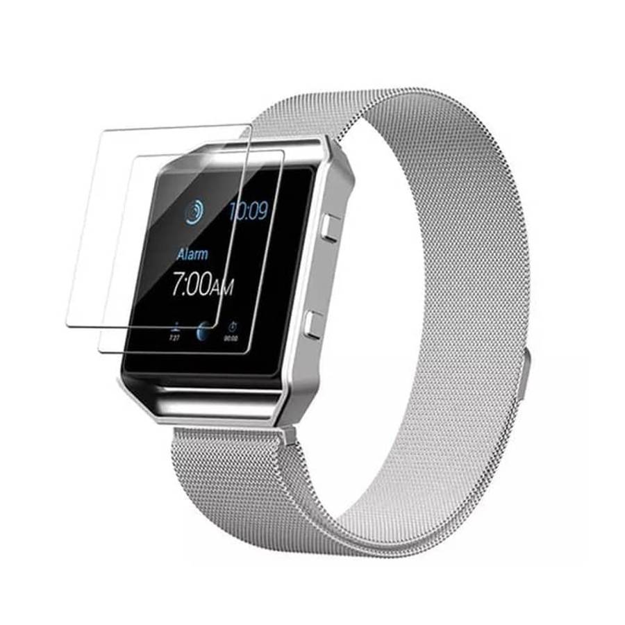 34mm No-Scratch Tempered Glass Screen Protector for Fitbit Blaze x2 Combo