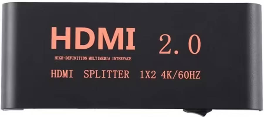 UniQue 4K Metal 2 Port HDMI Splitter