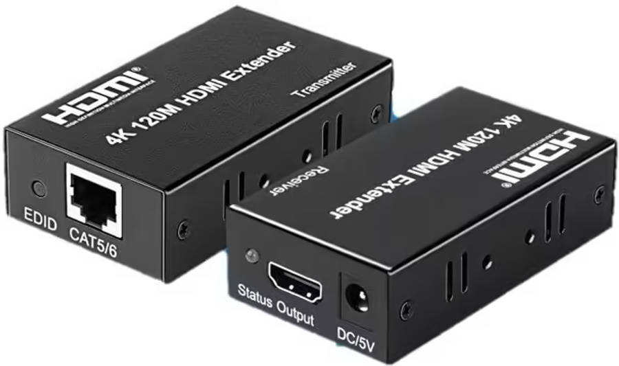 UniQue 4K 120M Cat5 Or 6 Transmitter & Receiver