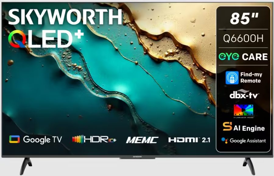 Skyworth 85 Inch Q6600H QLED Google TV