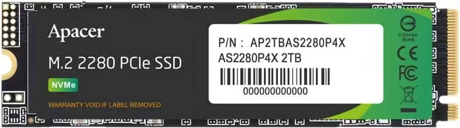 Apacer AS2280P4X M.2 PCIe Gen3 x 4 256GB SSD